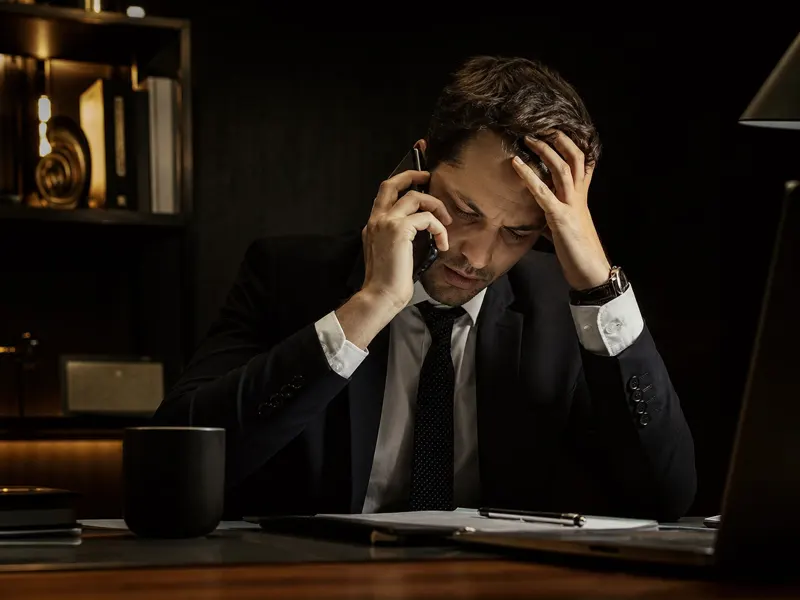 Frustrated closer on call